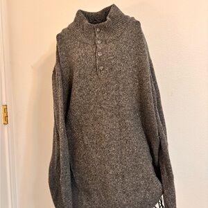 Cozy Charcoal Turtleneck Sweater